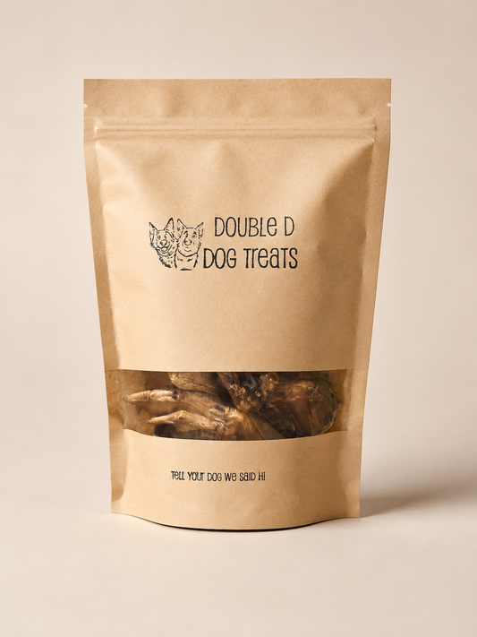 Dehydrated Smoked Duck Feet (10 each)